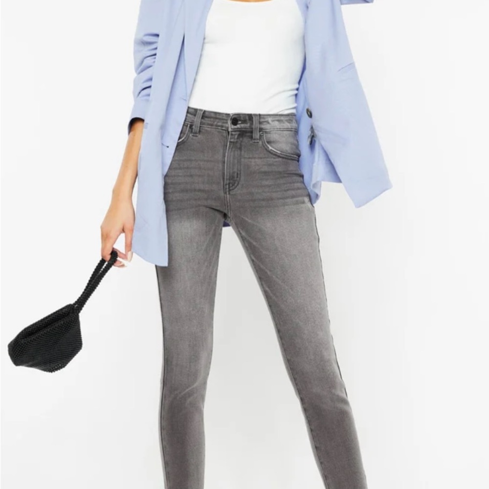 Women's Gray Jeans KanKan